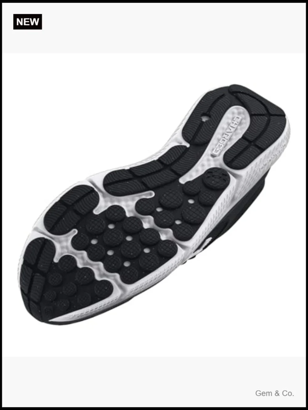 Running Shoes with Charged Cushioning, Lightweight Mesh, Rubber Outsole